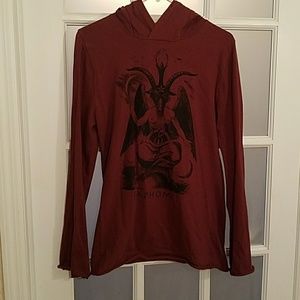 Toxic Vision Baphomet Hoodie